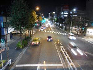 夜間の交通騒音